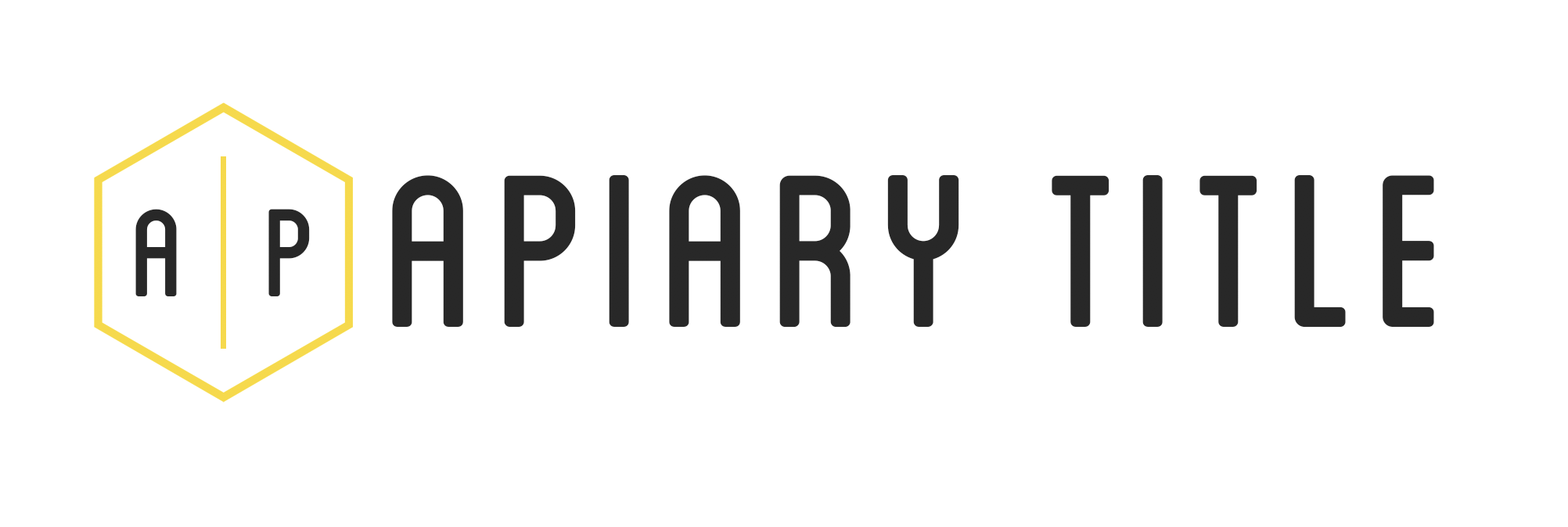 Apiary Title logo